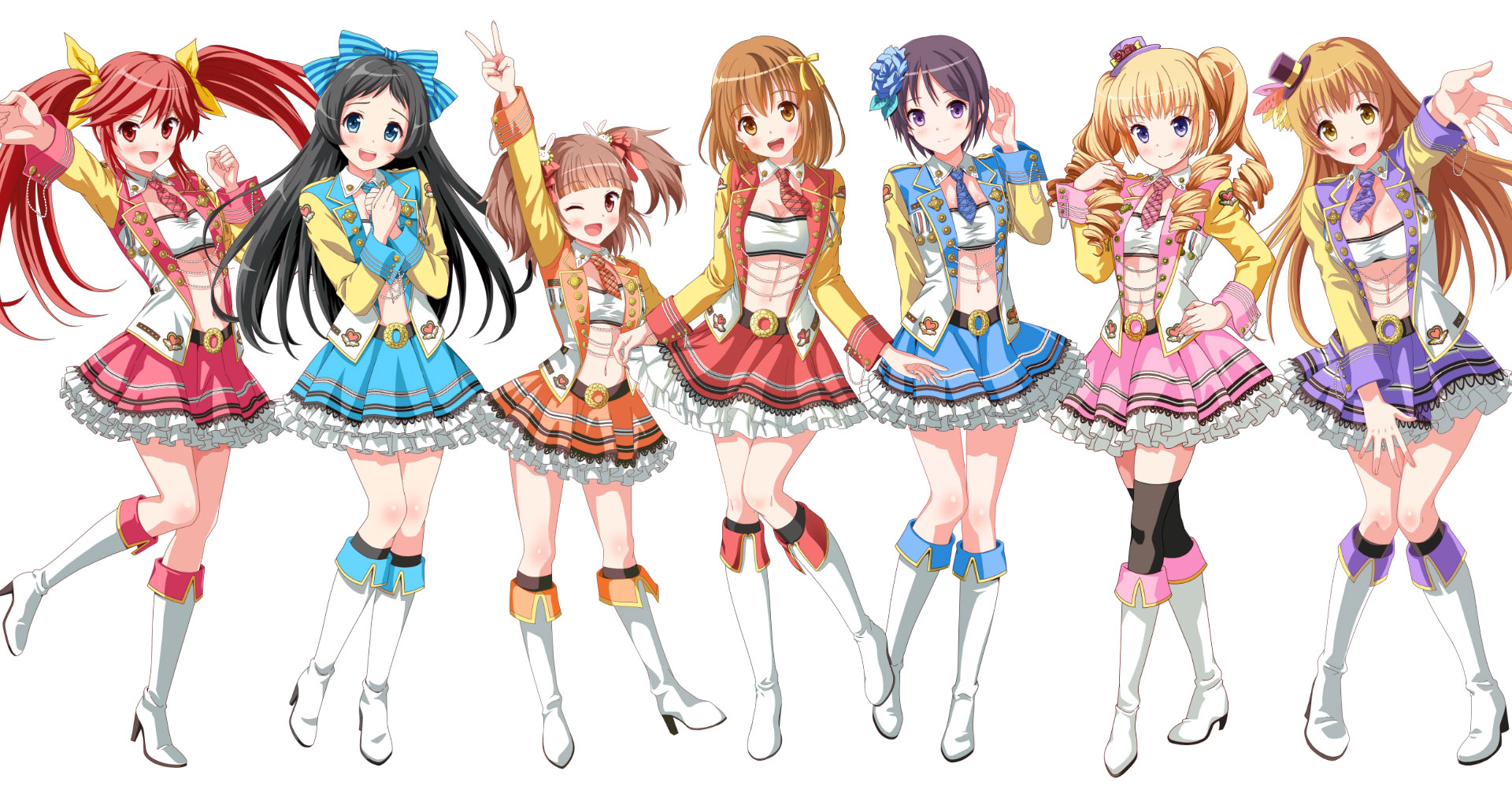 作画メイキング アイドルうぉ ず メインキャラクター制作工程