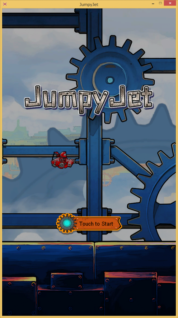JumpyJetゲーム画面